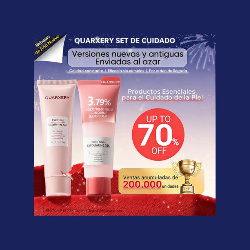 【X】QUARXERY Gel Exfoliante Suave para una Limpieza Profunda 50g